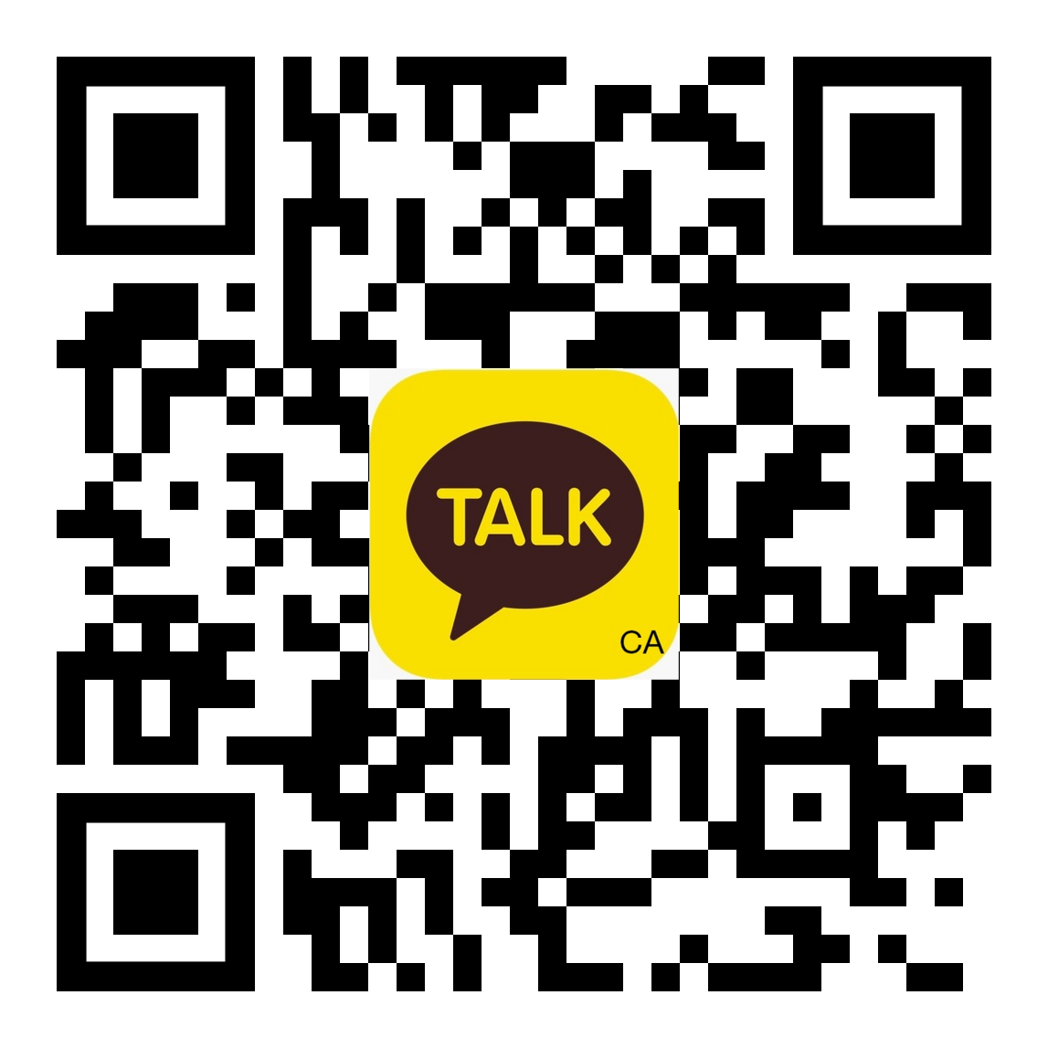 KakaoTalk CA QRCode